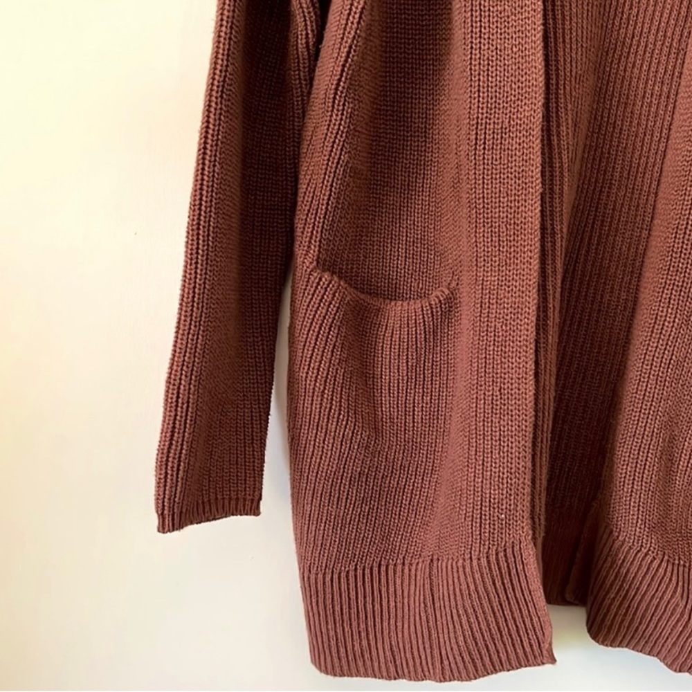 Universal Thread | Rust Open Front Cardigan Sweater | Size M - Picture 3 of 4